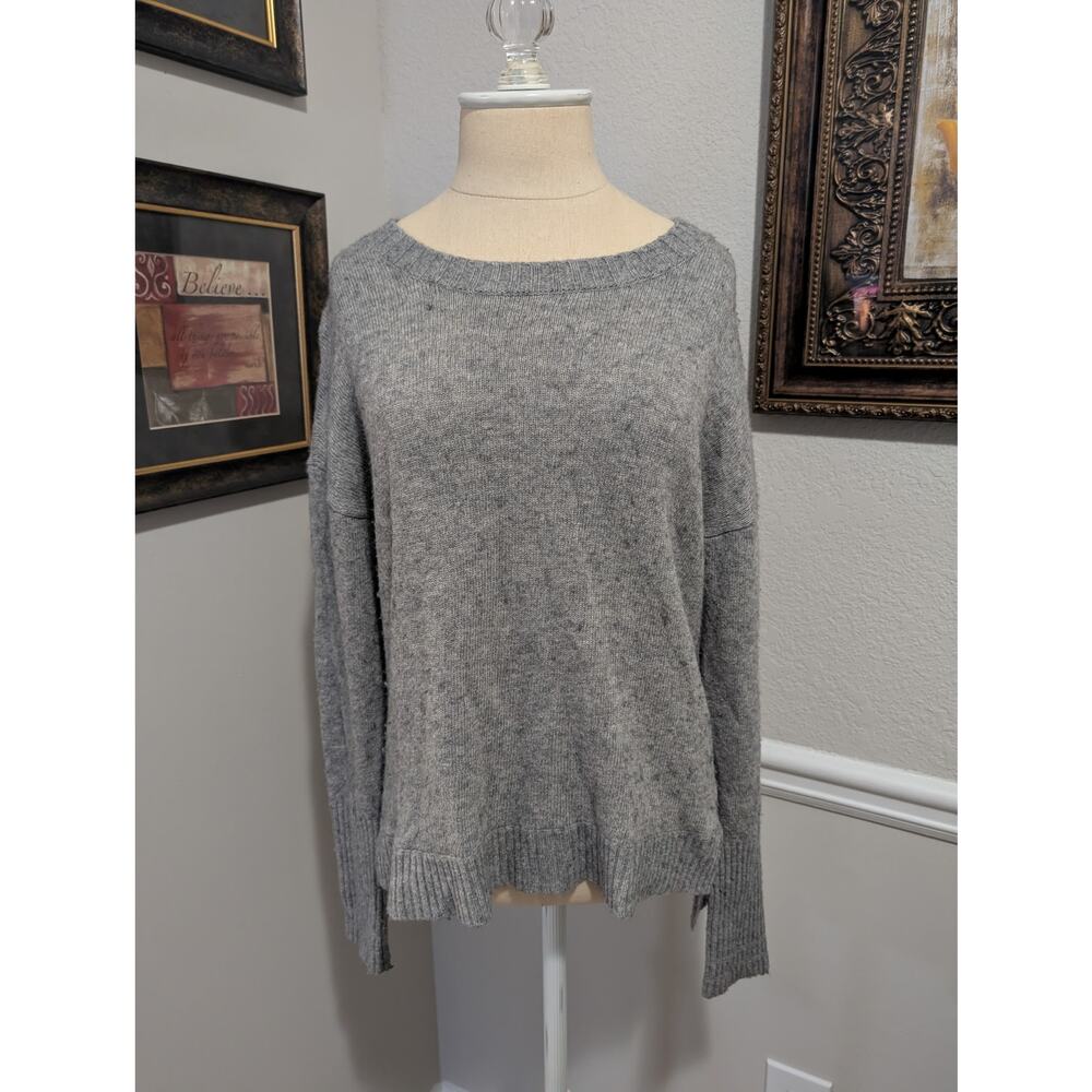 J.Crew Gray High-Low Sweater – Women’s Small